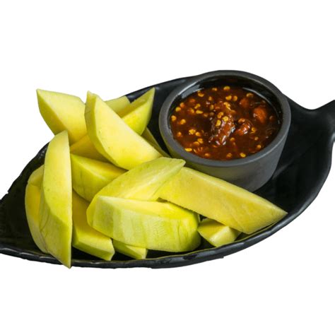 Cut Mango with Chili Paste (Rujak Mangga) – Ayam Penyet President