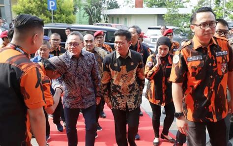 Pelantikan Pengurus SAPMA PP Jawa Barat Dihadiri Menteri Perdagangan