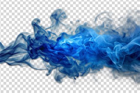 Abstract Blue Smoke Misty Fog Png Premium Ai Generated Psd