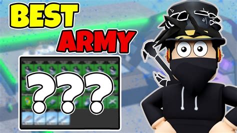 New Best Undefeated Army In Noob Army Tycoon Beating Obby 10 Roblox Youtube