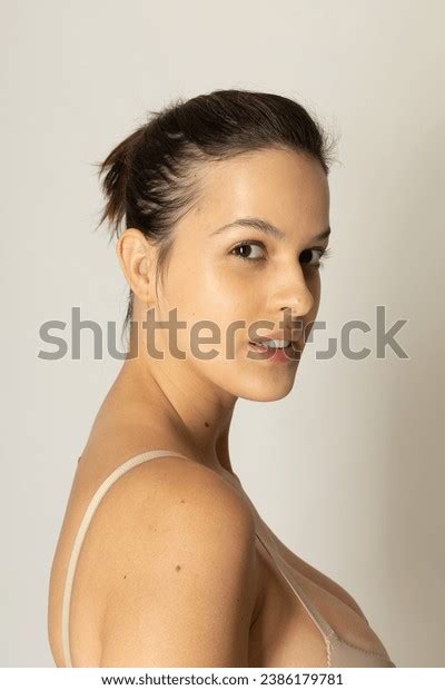 Gray Background Nude Bra Womens Underwear Stock Photo 2386179781 Shutterstock