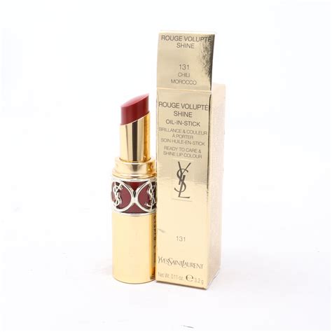 Yves Saint Laurent Rouge Volupte Shine Lipstick Oz Chili