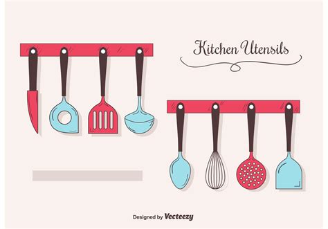 Hanging Utensils Vector Pack 90434 Vector Art at Vecteezy