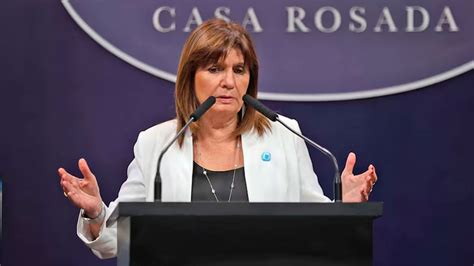 Fuerzas Armadas En La Calle Patricia Bullrich Le Respondi A