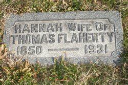 Hannah Joyce Flaherty Memorial Find A Grave