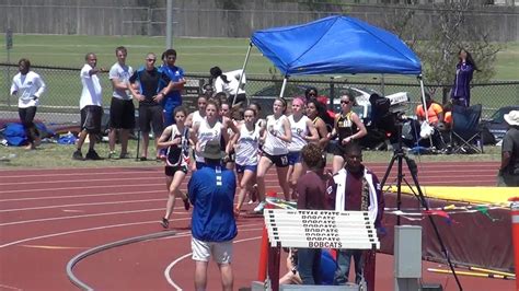 2013 Tx State Meet Womens 1500m Sec 2 Youtube