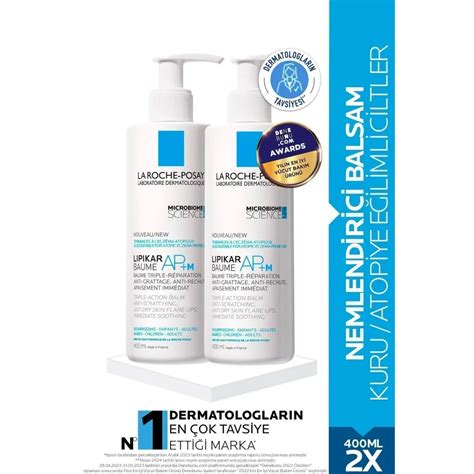 La Roche Posay Lipikar Baume AP M 2x400 ml Yatıştırıcı