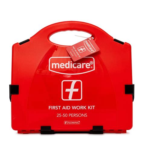 Medicare Work First Aid Kit 25 50 Persons Fleming Medical