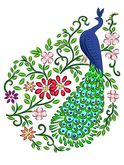 Peacock Drawing Designs Free Download On Clipartmag