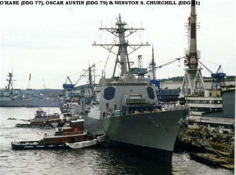 Haze Gray And Underway Photo Feature Launching Winston S Churchill Ddg 81