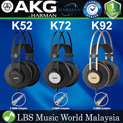 Akg K Pro Audio Closed Back Headphones K K Shopee Malaysia