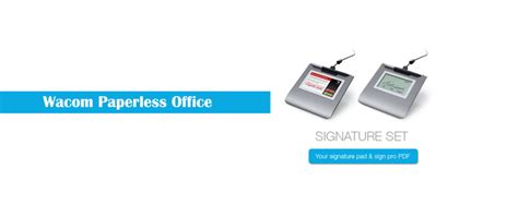 Wacom Paperless Office Solutions With Signature Pads Pen Wacom Signature