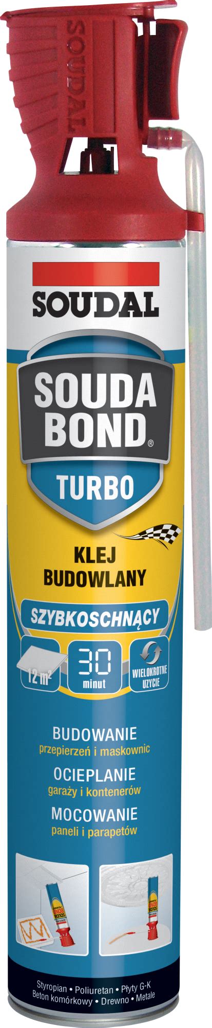 Pianka montażowa klej budowlany Soudabond Turbo Genius Gun 750 ml