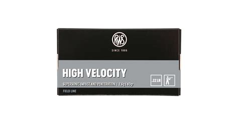 RWS .22 lfb. High Velocity 2,6g/40grs. (Kaliber .22 lfb.) - KK ...
