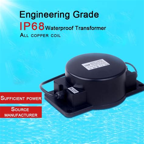 Transformer Ac V To Ac V V Ip Waterproof Park Pool Underwater