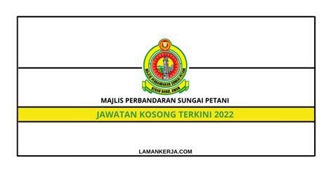 Jawatan Kosong Majlis Perbandaran Sungai Petani Laman Kerja