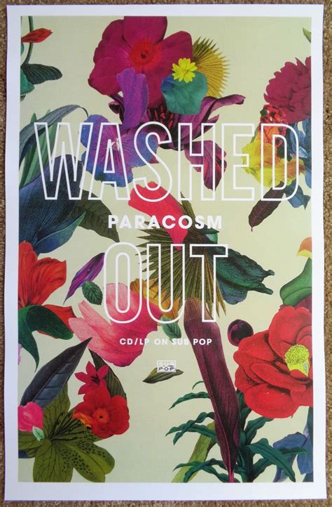 WASHED OUT Album POSTER Paracosm 11 x 17