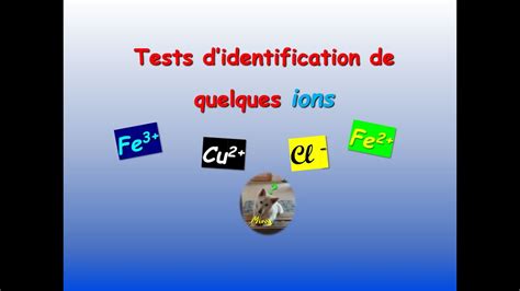 Tests D Identification Des Ions M Talliques Et Chlorure Youtube