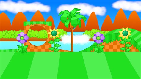 Green Hill Zone Background By Heartinarosebud On Deviantart