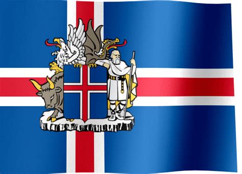 Flag Of Iceland All Waving Flags