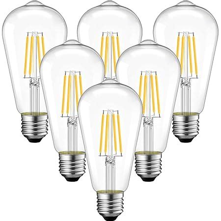 ANWIO Antique 4W ST64 Squirrel Cage Filament Bulb Pear Retro E27 Led