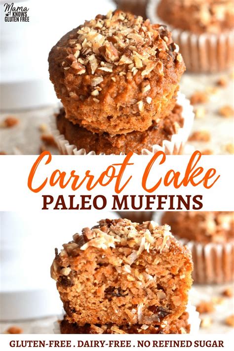 Delicious And Healthy Paleo Carrot Cake Muffins