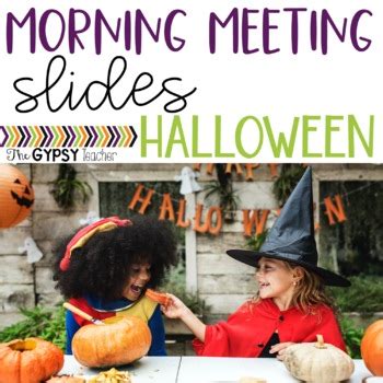 Halloween Morning Meeting & Group Activities | TPT