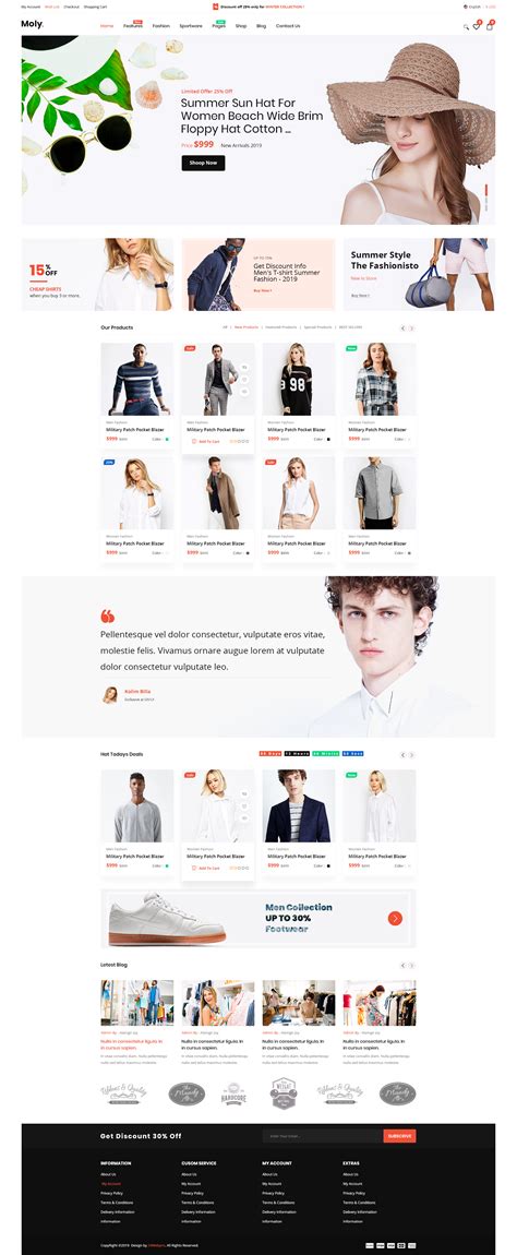 Moly - eCommerce Fashion PSD Template. by creativemela | ThemeForest