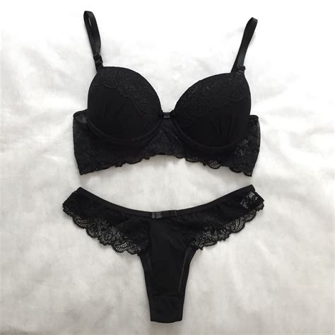 Conjunto Lingerie Sutiã Tule Calcinha Fio Dental Renda Elo7