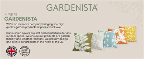 Gardenista Garden Decorative Cushion Cover Only Water Resistant