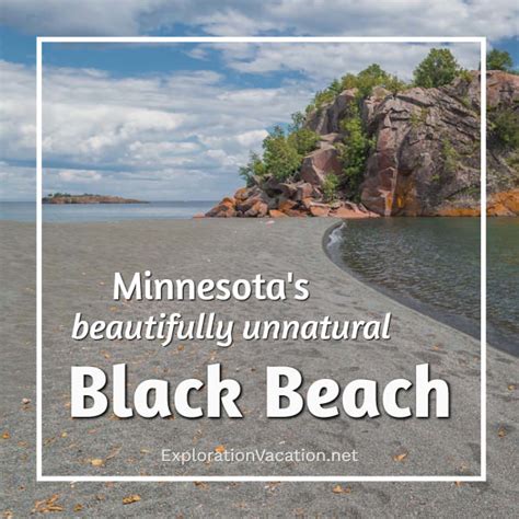 Minnesotas Unnaturally Beautiful Black Beach Exploration Vacation