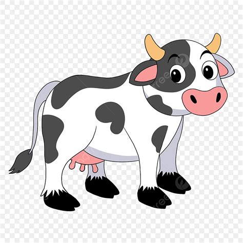 Cow Line Clipart PNG Images, Hand Drawn Line Cow Clipart, Cow Clipart ...