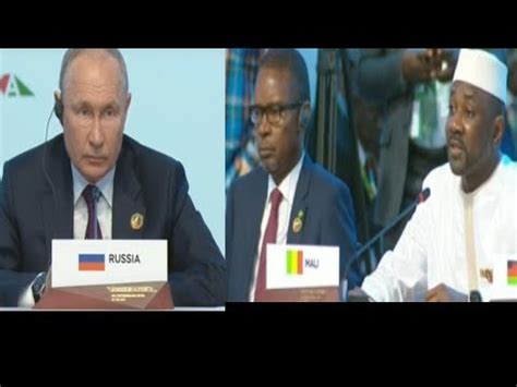 Discours Fort De Assimi Go Ta Face Poutine Sommet Russie Afrique