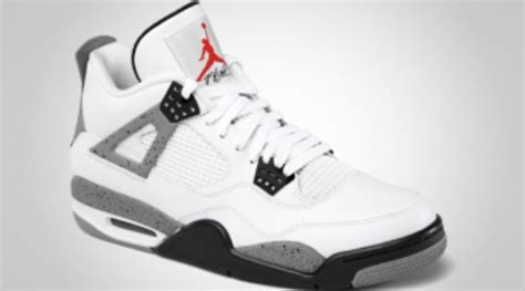 Air Jordan Retro 4 - White/Black-Cement Grey - Official Images | Sole ...