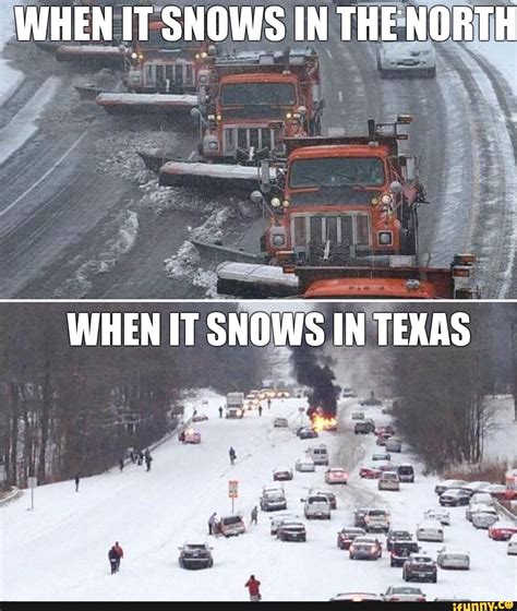 North South Snow Meme