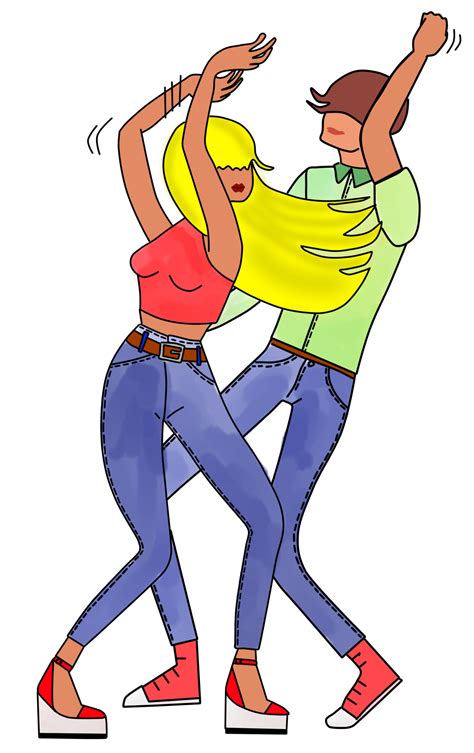 Caricatura Pareja Bailando Png Pareja De Baile Png Imagenes Pngwing