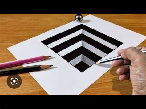 Easy Drawing How To Draw 3D Hole 3D Trick On Paper Very Easy