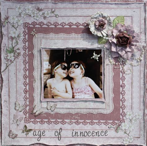 Age Of Innocence Scrapbook Fall Scrapbook Scrapbook Pages