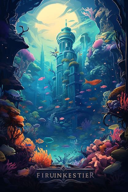 Premium AI Image | Underwater Kingdom Dive Into the Depths of an ...