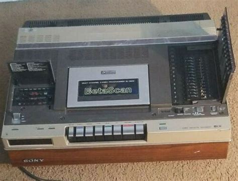 Vintage Sony Sl 5600 Betamax Vcr Betascan Working Great Condition 3840376251