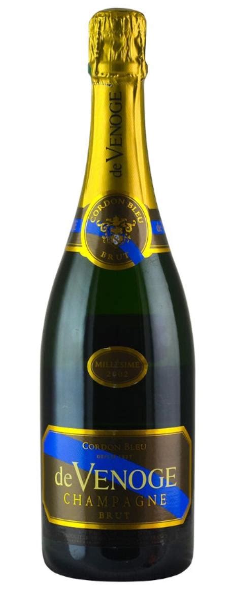 Buy 2002 De Venoge Champagne Brut Select Cordon Bleu 750ML Online