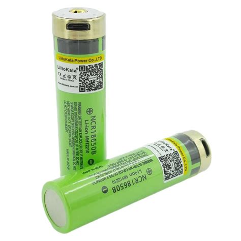 ᐉ Аккумуляторы Liitokala 18650 3,7V Li-ion 3400 mAh с защитой и ...