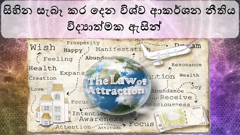 Law Of Attraction Explained Sinhala ආකරෂණ නතය වදයතමක