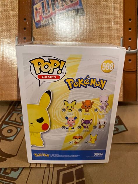 Funko Pop Pokemon 598 Pikachu Flocked 2020 Fall Convention Limited