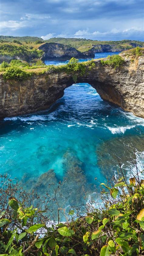 Solve Natural Arch Bridge At Broken Beach Pasih Uug Nusa Penida