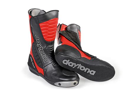 Daytona Strive GTX Gore Tex Farbe Schwarz Rot Motoshop Konstanz