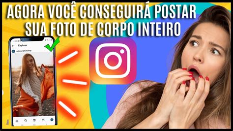 Como Postar Foto Inteira No Instagram Youtube