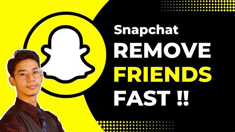 How To Remove Friends On Snapchat Fast Youtube