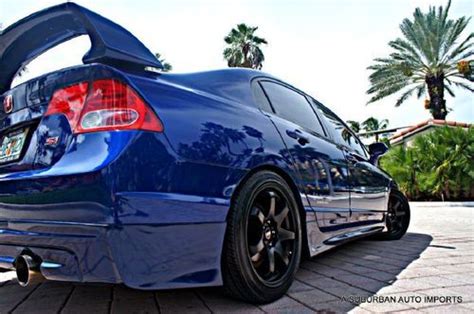 Honda Civic Si Black Rims