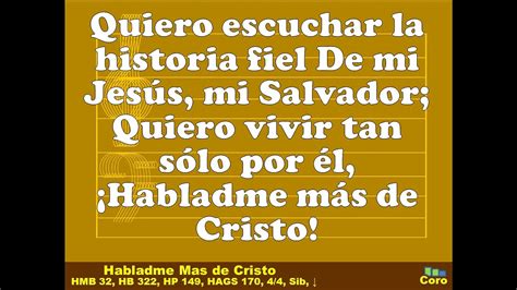 032 Habladme Mas De Cristo YouTube